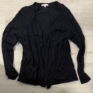 Women's Black Cardigan Sweater